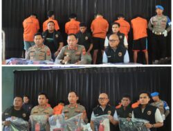 Polres Sumedang Gelar Press Conference,Ungkap Komplotan Curas dan Curat Lintas Daerah 