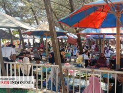 Libur Sekolah, Pantai Karangjahe Beach Rembang Dipadati Ribuan Wisatawan Luar Daerah