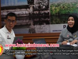 Kakanwil Kemenkum Bali Buka Rapat Harmonisasi Dua Rancangan Perbup Bangli