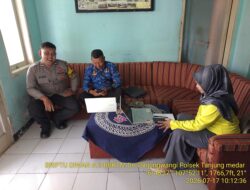 Briptu Diwan Ahmad melaksanakan sambang/silatrahmi Kamtibmas ke Aparatur Deaa Tanjungwangi