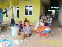 Aipda Agus Sukmana melaksanakan giat Sambang/ silaturahmi kamtibmas ke warga masyarakat