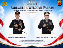 Keluarga Besar Polres Sumedang Beri Apresiasi Tinggi Kepada AKBP Sandityo ,Sambut AKBP Reza Sebagai Kapolres Baru