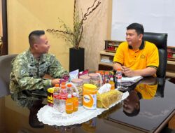 Kapolres Sumedang Terima Kunjungan Silaturahmi Danyon 301/PKS Sumedang