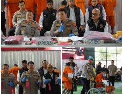 Polres Sumedang Ungkap 6 Kasus Curanmor, Amankan 7 Tersangka dan Sita Senjata Api
