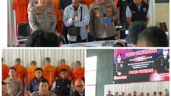 Polres Sumedang Ungkap Tindak Pidana Pembunuhan ,8 Tersangka Diamankan dan 1 DPO Diburu 