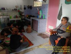 Aipda Agus Sukmana melaksanakan giat Sambang/ silaturahmi kamtibmas ke warga masyarakat