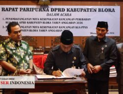 Pemkab dan DPRD Blora Sepakati Perubahan KUA-PPAS 2026 dan KUA-PPAS 2027