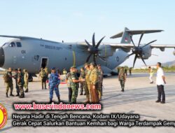Negara Hadir di Tengah Bencana, Kodam IX/Udayana Gerak Cepat Salurkan Bantuan Kemhan bagi Warga Terdampak Gempa NTT