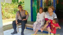 Aipda Agus Sukmana melaksanakan giat Sambang/ silaturahmi kamtibmas ke warga masyarakat