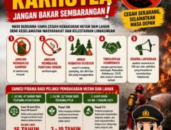 Kapolres Sumedang Imbau Masyarakat Waspadai Karhutla