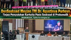 Danseskoad Mayjen TNI Dr. Agustinus Purboyo Tinjau Penyuluhan Karhutla Pasis Seskoad di Prabumulih