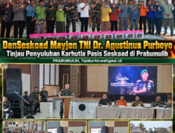 Danseskoad Mayjen TNI Dr. Agustinus Purboyo Tinjau Penyuluhan Karhutla Pasis Seskoad di Prabumulih