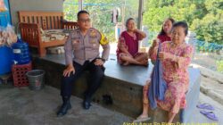 Aipda Agus Sukmana melaksanakan giat Sambang/ silaturahmi kamtibmas ke warga masyarakat