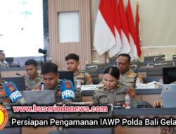 Persiapan Pengamanan IAWP Polda Bali Gelar TWG