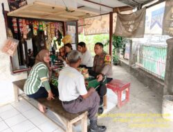 Aipda Agus Sukmana melaksanakan giat Sambang/ silaturahmi kamtibmas ke warga masyarakat