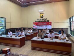 Polres Pagar Alam Ikuti Latpraops Sikat I Musi 2026 Secara Daring
