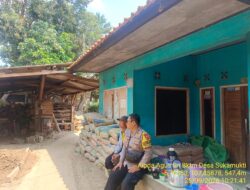 Aipda Agus Sukmana melaksanakan giat Sambang/ silaturahmi kamtibmas ke warga masyarakat