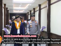 Komisi III DPR RI Kunjungi Polda Bali, Kapolda Tegaskan Komitmen Penegakan Hukum Profesional dan Berintegritas