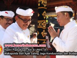 Hadiri Padudusan Alit di UNHI, Wakapolda Bali Ajak Saling Jaga Kondusivitas dan Budaya