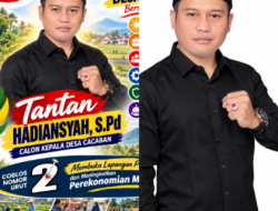 Tantan Hadiansyah, S.Pd, Calon Kades Cacaban Nomor 2, Dorong Penguatan UMKM dan Perluasan Lapangan Kerja
