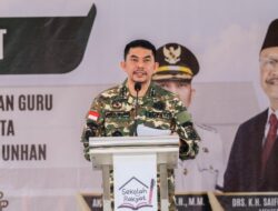 Bupati Andi Rudi Latif Sambut Kedatangan Tenaga Kependidikan Kadet PPL dan Dosen Pendamping UNHAN Perkuat Sekolah Rakyat.