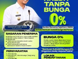 Bupati Andi Rudi Latif Siapkan Program Kredit Tanpa Bunga bagi Usaha Mikro