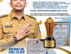 Detektor Karhutla Tanah Bumbu Raih Juara II Kalsel Innovation Award 2026 dan Masuk 10 Besar SIPLAYER.