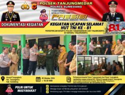 Solidaritas  TNI-POLRI, Forkopimcam  Tanjungmedar Bersama  Polsek Beri Kejutan  Hut TNI KE-81 di Koramil  Tanjungmedar