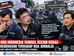 IWO Indonesia Sumsel Kecam Keras Kekerasan Terhadap Dua Jurnalis Saat Meliput Demo di Mapolda Sumsel