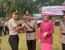 Kapolres Pagar Alam AKBP Adam Purbantoro, S.H., S.I.K., ., M. Si. Pimpin langsung Sertijab Tiga Pejabat Polres