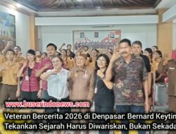 Veteran Bercerita 2026 di Denpasar: Bernard Keytimu Tekankan Sejarah Harus Diwariskan, Bukan Sekadar Dikenang