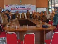 Forum Konsultasi Publik Kecamatan Conggeang, Perkuat Sinergitas Pelayanan Publik dan Administrasi Kependudukan