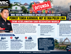 WRC Kota Prabumulih Apresiasi Langkah Cepat Pemkot Tunda Karnaval HUT ke 25 Demi Keselamatan dan Kesehatan Warga