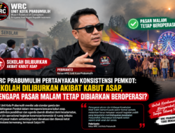 WRC Prabumulih Pertanyakan Konsistensi Pemkot: Sekolah Diliburkan Akibat Kabut Asap, Mengapa Pasar Malam Tetap Dibiarkan Beroperasi?